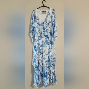 Vicky Tiel NWOT Women’s Floral Print Maxi Kaftan style Tent dress size small
